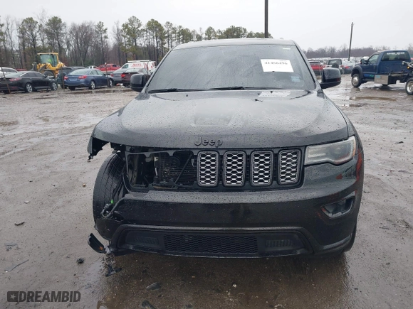 2021 Jeep Grand Cherokee Laredo X with VIN 1C4RJEAG1MC680282, listed as a IAAI auction lot 41466496 with 58,855 mi miles. Bid and sale history available at carsss.com. Image 12.