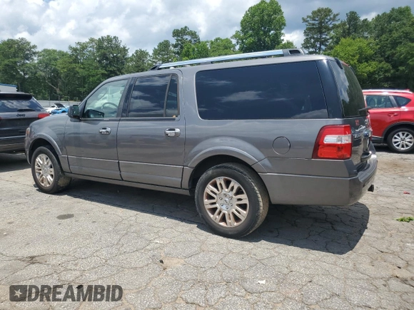 2014 Ford Expedition Max Limited with VIN 1FMJK1K58EEF19719, listed as a Copart auction lot 59755265 with 87,255 mi miles and Clean title. Bid and sale history available at DreamBid. Image 2.
