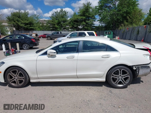 2015 Mercedes-Benz CLS 400 with VIN WDDLJ6HB9FA154511, listed as a IAAI auction lot 42155412 with 88,386 mi miles and . Bid and sale history available at DreamBid. Image 14.