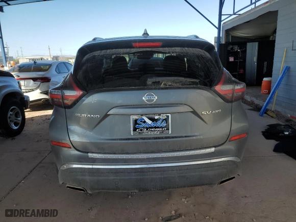 2020 Nissan Murano SV with VIN 5N1AZ2BS8LN166029, listed as a Copart auction lot 45992925 with 59,153 mi miles and Salvage Title. Bid and sale history available at carsss.com. Image 6.