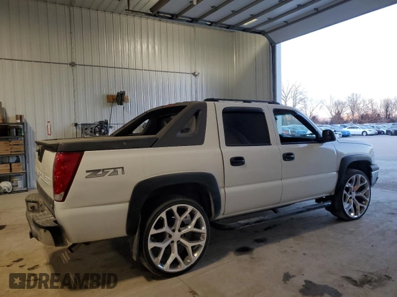 2004 Chevrolet Avalanche z VIN 3GNEK12T94G227273, wystawiony jako Copart lot #88109865 z przebiegiem Nie podano mil oraz Szkoda całkowita • Salvage title. Historia ofert i sprzedaży dostępna na DreamBid. Obrazek 3.