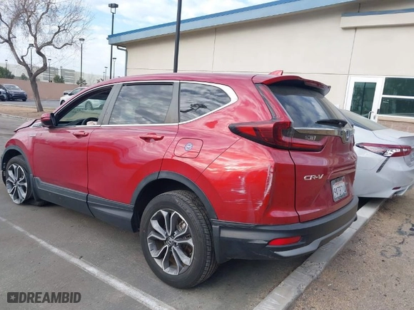 2022 Honda CR-V Hybrid EX with VIN 5J6RT6H51NL024535, listed as a IAAI auction lot 41673282 with 13,579 mi miles. Bid and sale history available at carsss.com. Image 3.