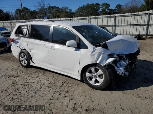 2018 Toyota Sienna LE Auto Access Seat with VIN 5TDKZ3DC6JS920895, listed as a Copart auction lot 45738685 with 128,599 mi miles and Salvage Title. Bid and sale history available at carsss.com. Image 4.