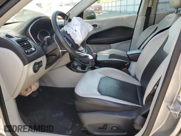 2020 Jeep Compass Limited with VIN 3C4NJDCBXLT155752, listed as a Copart auction lot 55040775 with 135,605 mi miles and Salvage title. Bid and sale history available at DreamBid. Image 7.