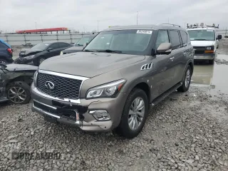 2017 Infiniti QX80 with VIN JN8AZ2NE9H9150839, listed as a Copart auction lot 86249874 with 160,897 mi miles and Salvage title. Bid and sale history available at DreamBid. Image 1.