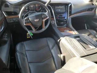 2018 Cadillac Escalade Premium Luxury with VIN 1GYS4CKJ0JR160293, listed as a Copart auction lot 88935895 with 99,035 mi miles and Salvage Title. Bid and sale history available at carsss.com. Image 8.