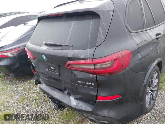 2022 BMW X5 xDrive45e with VIN 5UXTA6C09N9M81408, listed as a IAAI auction lot 41448822 with 35,147 mi miles. Bid and sale history available at carsss.com. Image 16.