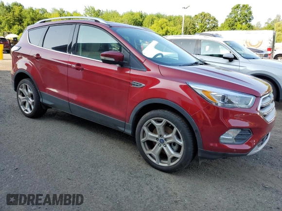 2018 Ford Escape Titanium with VIN 1FMCU9J93JUA39495, listed as a Copart auction lot 66334685 with Not provided miles and Clean title. Bid and sale history available at DreamBid. Image 4.