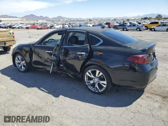 2013 Infiniti M37 with VIN JN1BY1AP7DM511547, listed as a Copart auction lot 52928405 with 116,278 mi miles and Salvage Title. Bid and sale history available at carsss.com. Image 2.