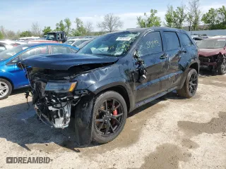2021 Jeep Grand Cherokee SRT with VIN 1C4RJFDJ3MC628231, listed as a Copart auction lot 48934144 with 39,293 mi miles and Non Repairable. Bid and sale history available at carsss.com. Image 1.