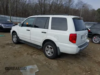 2005 Honda Pilot EX-L z VIN 5FNYF18555B020678, wystawiony jako IAAI lot #41474519 z przebiegiem 250 064 mil mil oraz . Historia ofert i sprzedaży dostępna na DreamBid. Obrazek 3.