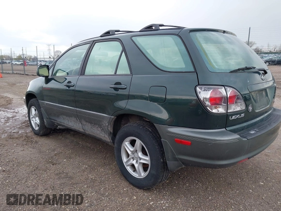 2001 Lexus RX 300 with VIN JTJHF10U410202767, listed as a IAAI auction lot 42099378 with 134,193 mi miles. Bid and sale history available at carsss.com. Image 3.