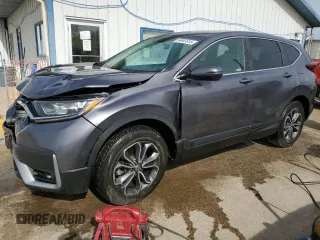 2021 Honda CR-V EX with VIN 5J6RW2H58ML003955, listed as a Copart auction lot 54987615 with 29,099 mi miles and Salvage title. Bid and sale history available at DreamBid. Image 1.