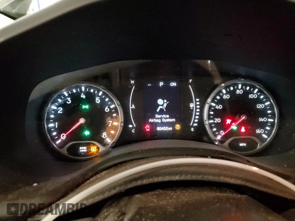 2017 Jeep Renegade Altitude with VIN ZACCJBBB6HPE49807, listed as a Copart auction lot 55518865 with 80,452 mi miles and Non repairable. Bid and sale history available at DreamBid. Image 9.