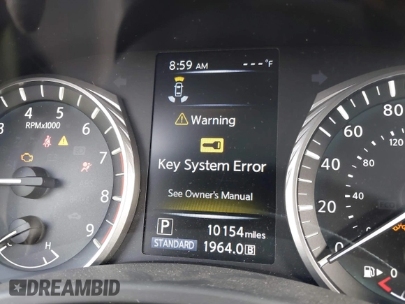 2024 Infiniti Q50 Sensory with VIN JN1EV7CP8RM601738, listed as a IAAI auction lot 42068560 with 10,154 mi miles and . Bid and sale history available at DreamBid. Image 15.
