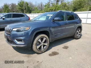 2019 Jeep Cherokee Limited with VIN 1C4PJMDX6KD413093, listed as a Copart auction lot 62655025 with 50,883 mi miles and Salvage title. Bid and sale history available at DreamBid. Image 1.