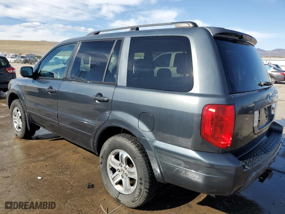 2004 Honda Pilot EX with VIN 2HKYF18404H585637, listed as a Copart auction lot 48829995 with 214,395 mi miles and Salvage Title. Bid and sale history available at carsss.com. Image 2.