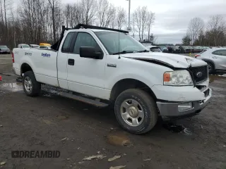 2004 Ford F-150 XL with VIN 1FTRF14W24NA80971, listed as a Copart auction lot 48242325 with 150,293 mi miles and Salvage Title. Bid and sale history available at DreamBid. Image 4.