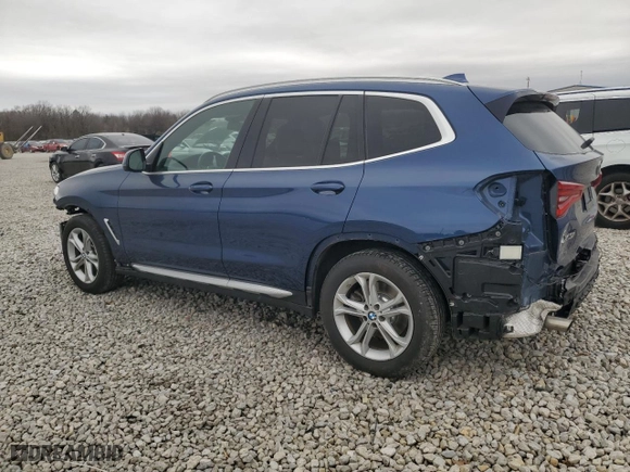 2019 BMW X3 xDrive30i with VIN 5UXTR9C5XKLP93273, listed as a Copart auction lot 47653755 with 42,664 mi miles and Salvage Title. Bid and sale history available at carsss.com. Image 2.