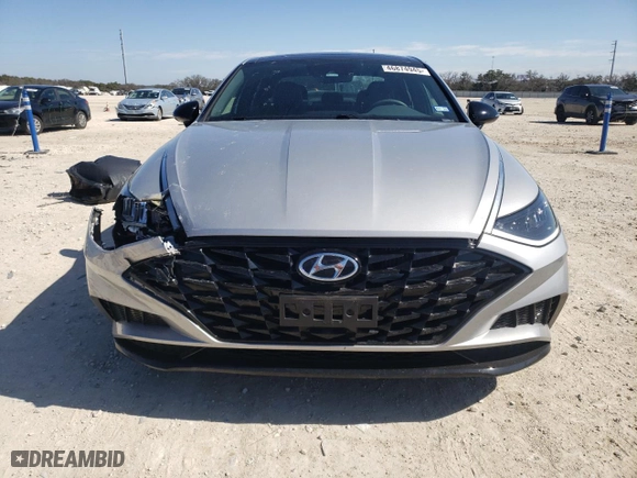 2023 Hyundai Sonata SEL Plus with VIN KMHL44J22PA292839, listed as a Copart auction lot 46874945 with 22,201 mi miles and Salvage Title. Bid and sale history available at carsss.com. Image 5.