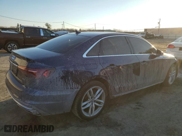 2020 Audi A4 Premium z VIN WAUDNAF48LN013022, wystawiony jako Copart lot #42987745 z przebiegiem 50 070 mil mil oraz Szkoda całkowita • Salvage title. Historia ofert i sprzedaży dostępna na DreamBid. Obrazek 3.