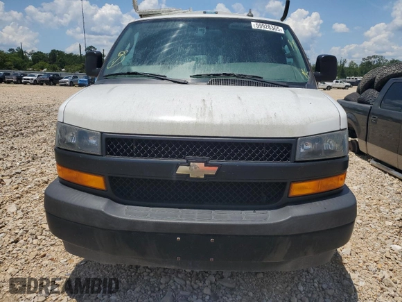 2018 Chevrolet Express Cargo with VIN 1GCWGAFPXJ1181166, listed as a Copart auction lot 59928365 with Not provided miles and Clean title. Bid and sale history available at DreamBid. Image 5.