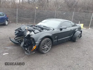 2007 Ford Mustang GT Deluxe with VIN 1ZVFT82H275292215, listed as a IAAI auction lot 41866312 with 114,500 mi miles. Bid and sale history available at carsss.com. Image 21.