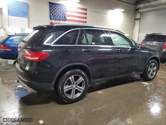 2017 Mercedes-Benz GLC with VIN WDC0G4KB0HF192976, listed as a Copart auction lot 49493005 with 107,499 mi miles and Salvage Title. Bid and sale history available at carsss.com. Image 3.