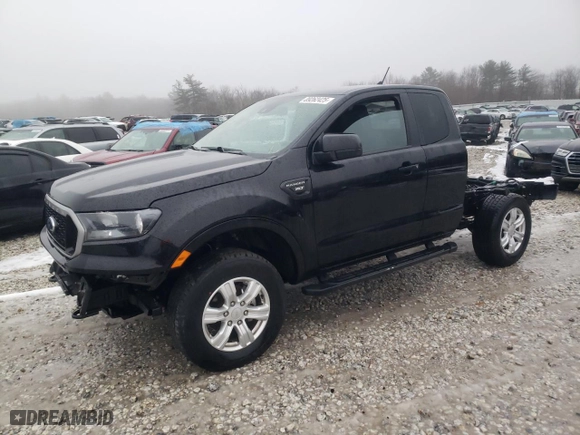 2022 Ford Ranger XL with VIN 1FTER1FHXNLD39515, listed as a Copart auction lot 89262425 with 12,122 mi miles and Salvage Title. Bid and sale history available at carsss.com. Image 1.