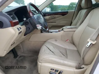 2008 Lexus LS 460 with VIN JTHBL46F185079145, listed as a Copart auction lot 54486555 with 218,237 mi miles and Clean Title. Bid and sale history available at DreamBid. Image 7.