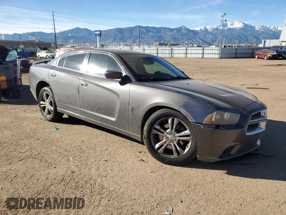 2013 Dodge Charger RT with VIN 2C3CDXDT0DH681586, listed as a Copart auction lot 83339764 with 120,882 mi miles and Salvage Title. Bid and sale history available at carsss.com. Image 4.