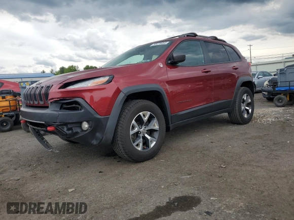 2014 Jeep Cherokee Trailhawk с VIN 1C4PJMBB6EW130595, выставлен на аукционе Copart как лот 58470065 с пробегом 131 303 миль миль и Списание • Salvage title. История ставок и продаж доступна на DreamBid. Изображение 1.