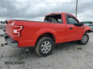 2018 Ford F-150 XL z VIN 1FTMF1CBXJKC16351, wystawiony jako Copart lot #54138485 z przebiegiem Nie podano mil oraz Szkoda całkowita • Salvage title. Historia ofert i sprzedaży dostępna na DreamBid. Obrazek 3.