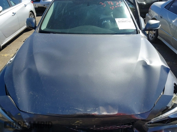 2015 Infiniti Q50 Premium with VIN JN1BV7AP0FM345726, listed as a IAAI auction lot 41860740 with 1 mi miles. Bid and sale history available at carsss.com. Image 10.
