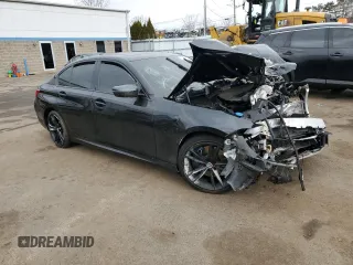 2020 BMW 3 Series M340i xDrive with VIN WBA5U9C01LFH09435, listed as a Copart auction lot 47883435 with Not Provided miles and Salvage Title. Bid and sale history available at DreamBid. Image 4.