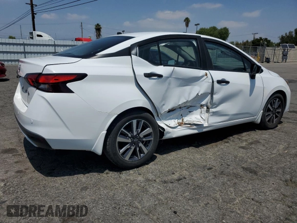 2023 Nissan Versa S with VIN 3N1CN8DV3PL870988, listed as a Copart auction lot 54761995 with 36,044 mi miles and Salvage title. Bid and sale history available at DreamBid. Image 3.