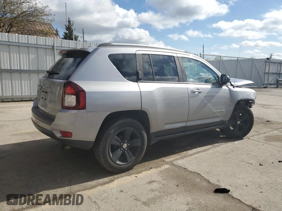 2016 Jeep Compass Sport with VIN 1C4NJCBA8GD568994, listed as a Copart auction lot 53832215 with 141,619 mi miles and Salvage title. Bid and sale history available at DreamBid. Image 3.