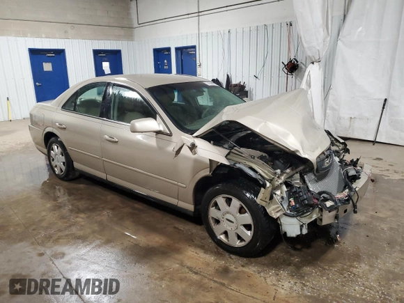 2005 Lincoln LS w/Luxury Pkg with VIN 1LNHM86S15Y665072, listed as a Copart auction lot 51928075 with 0 mi miles and Salvage Title. Bid and sale history available at carsss.com. Image 4.