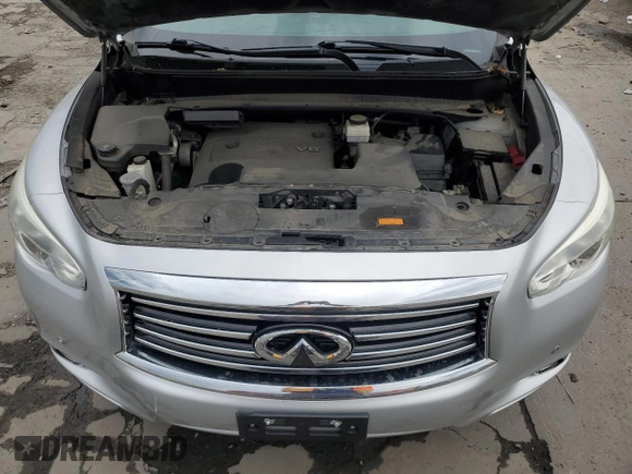 2013 Infiniti JX35 with VIN 5N1AL0MM0DC336014, listed as a Copart auction lot 68163784 with 152,706 mi miles and Clean Title. Bid and sale history available at carsss.com. Image 12.