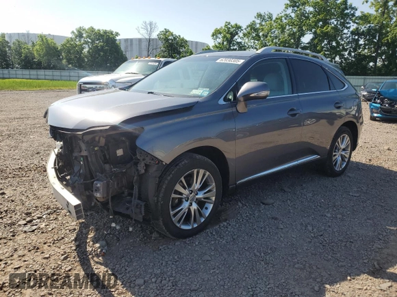 2014 Lexus RX 350 with VIN 2T2BK1BA9EC243393, listed as a Copart auction lot 62030305 with 76,297 mi miles and Salvage title. Bid and sale history available at DreamBid. Image 1.