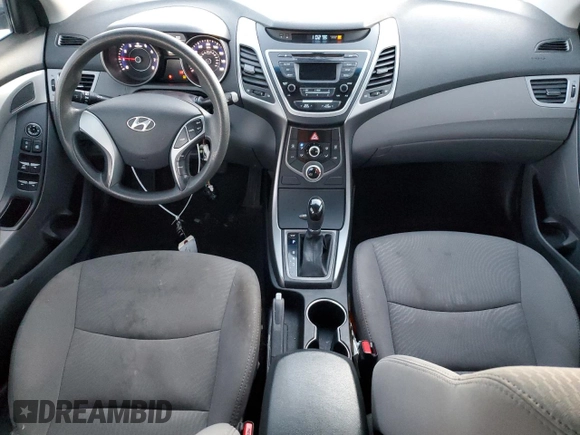 2016 Hyundai Elantra SE with VIN 5NPDH4AE4GH677674, listed as a Copart auction lot 88665955 with 186,075 mi miles and Salvage Title. Bid and sale history available at DreamBid. Image 8.