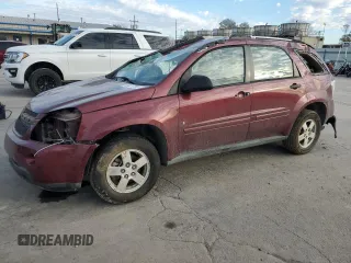 2008 Chevrolet Equinox LS with VIN 2CNDL13F986005050, listed as a Copart auction lot 89313395 with 140,068 mi miles and Salvage Title. Bid and sale history available at carsss.com. Image 1.