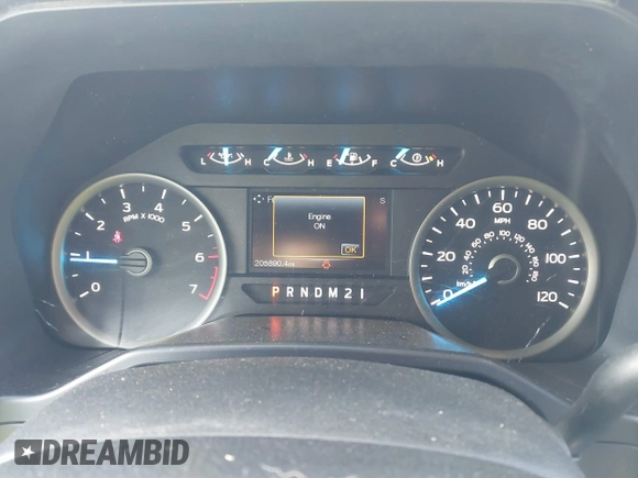 2015 Ford F-150 XLT with VIN 1FTEW1EG9FKD92005, listed as a IAAI auction lot 41706605 with 205,890 mi miles. Bid and sale history available at carsss.com. Image 7.