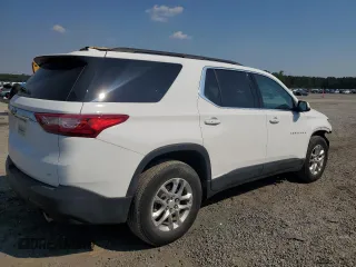 2021 Chevrolet Traverse LT Cloth with VIN 1GNERGKW7MJ219101, listed as a Copart auction lot 59252844 with 32,418 mi miles and Salvage Title. Bid and sale history available at carsss.com. Image 3.
