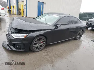 2020 Audi S4 Premium Plus with VIN WAUB4AF43LA062274, listed as a Copart auction lot 83342794 with 46,804 mi miles and Salvage Title. Bid and sale history available at carsss.com. Image 1.
