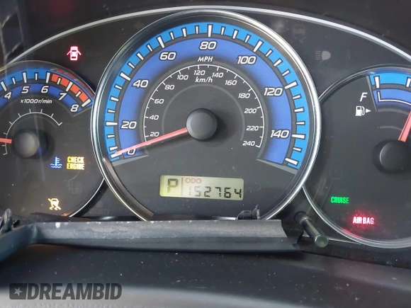 2009 Subaru Forester X with VIN JF2SH63649H748190, listed as a IAAI auction lot 41980120 with 152,764 mi miles and . Bid and sale history available at DreamBid. Image 7.