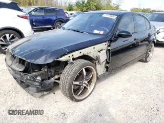 2006 BMW 3 Series 330i with VIN WBAVB33566PS10107, listed as a Copart auction lot 71711504 with 144,308 mi miles and Salvage Title. Bid and sale history available at carsss.com. Image 1.