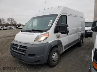 2018 Ram ProMaster Cargo Van with VIN 3C6TRVCG6JE112259, listed as a Copart auction lot 52055455 with 237,118 mi miles and Salvage Title. Bid and sale history available at carsss.com. Image 1.