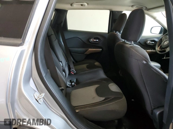 2017 Jeep Cherokee Altitude with VIN 1C4PJLABXHW586048, listed as a Copart auction lot 62674745 with 106,334 mi miles and Salvage title. Bid and sale history available at DreamBid. Image 11.