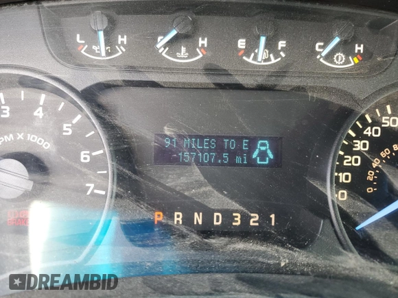 2012 Ford F-150 XL z VIN 1FTMF1CM6CKE21136, wystawiony jako Copart lot #48614935 z przebiegiem 157 107 mil mil oraz Szkoda całkowita • Salvage title. Historia ofert i sprzedaży dostępna na DreamBid. Obrazek 9.